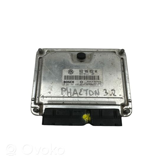 Volkswagen Phaeton Sterownik / Moduł ECU 022906032AK