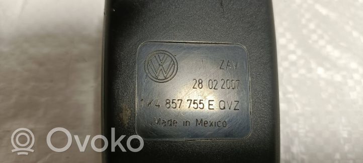 Volkswagen Jetta V Klamra przedniego pasa bezpieczeństwa 1K4857755E