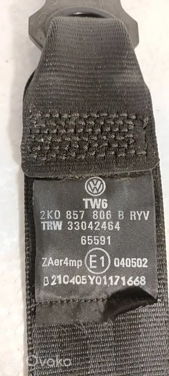 Volkswagen Caddy Etuistuimen turvavyö 2K0857806B