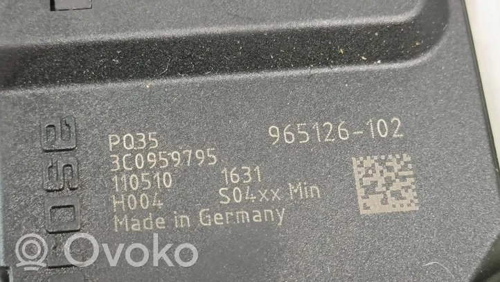 Volkswagen PASSAT B7 Takaoven ikkunan nostomoottori 3AF839461