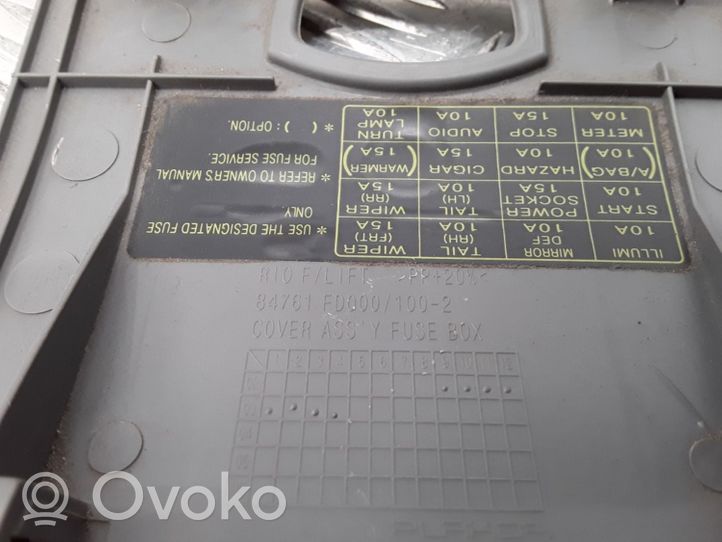 KIA Rio Kita panelės detalė 84761FD000