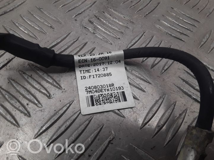 Renault Koleos II Câble négatif masse batterie 240803018R