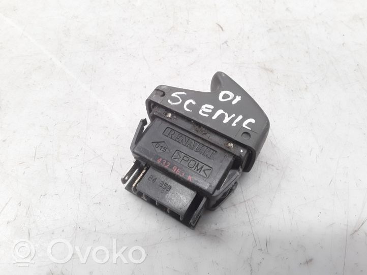 Renault Scenic I Electric window control switch 432963K