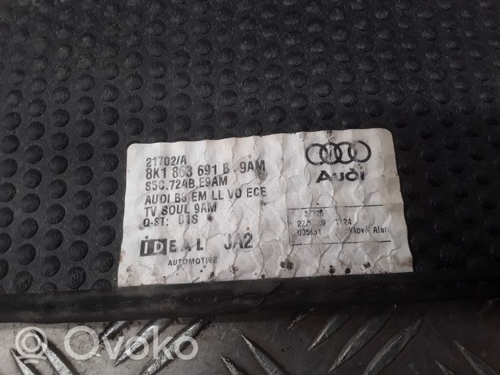 Audi A5 8T 8F Etuistuintilan matto 8K1863691B