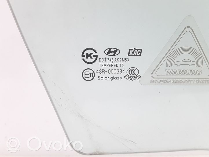 Hyundai i40 Szyba drzwi przednich 43R000384
