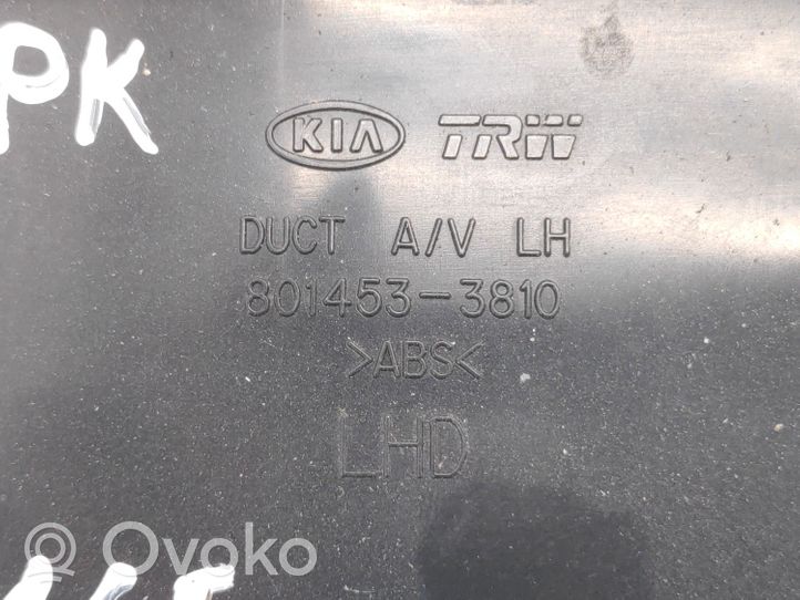 KIA Rio Garniture, panneau de grille d'aération latérale 8014533810