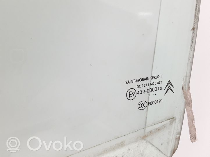 Citroen C4 Grand Picasso Szyba drzwi przednich 43R00016