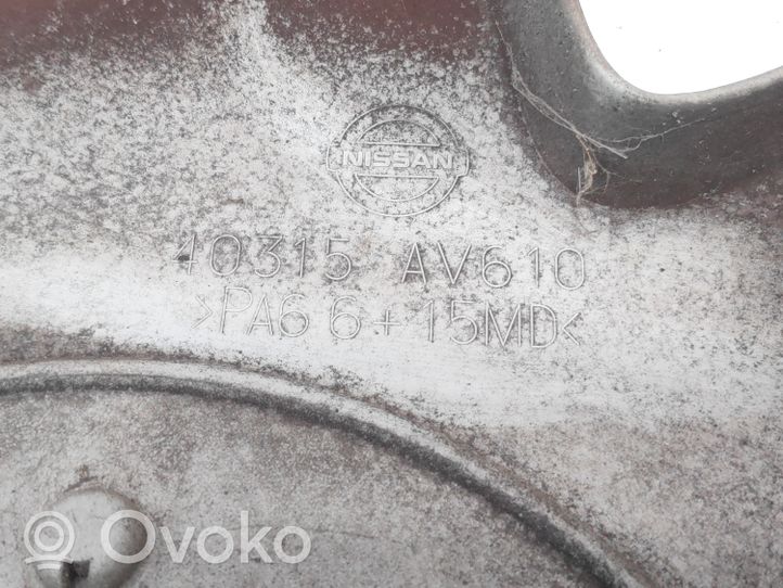 Nissan Almera N16 Kołpaki oryginalne R16 40315AV610