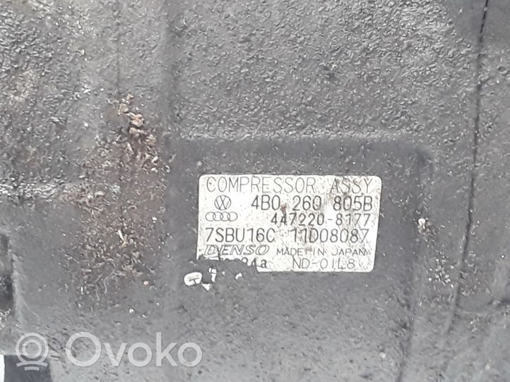 Audi A6 S6 C5 4B Kompresor / Sprężarka klimatyzacji A/C 4B0260805B