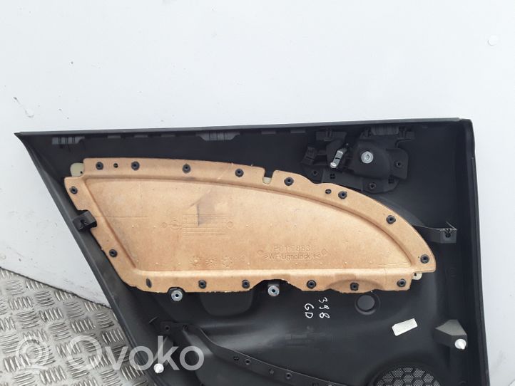 Opel Corsa D Boczki / Poszycie drzwi tylnych P0117883