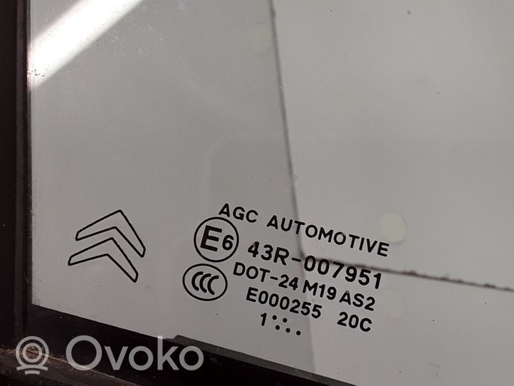 Citroen C3 Szyba karoseryjna drzwi przednich 43R007951