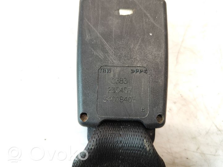 Fiat Bravo Boucle de ceinture de sécurité arrière 34018403