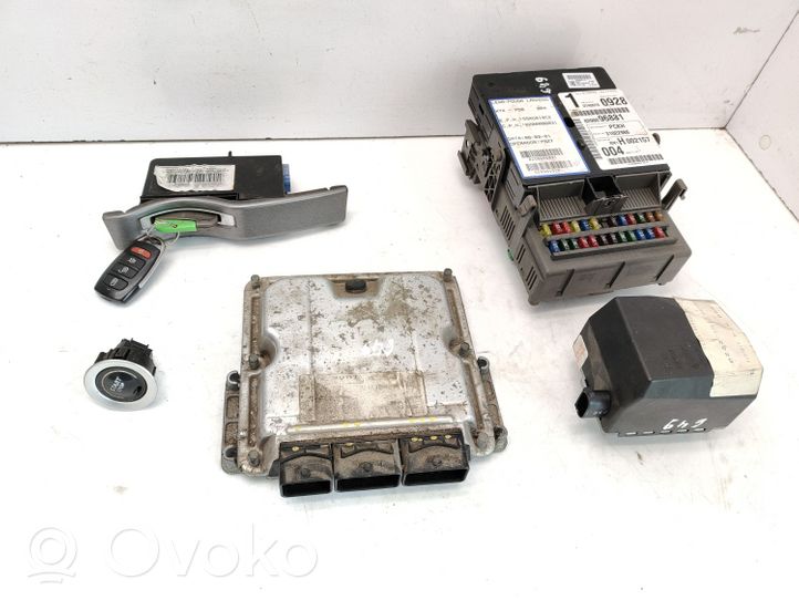 Renault Laguna II Kit centralina motore ECU e serratura 0281010482