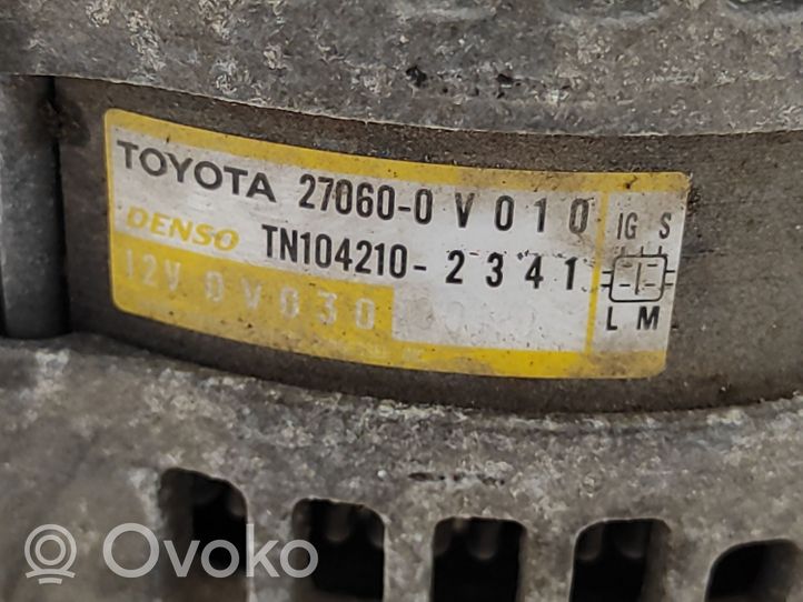 Toyota RAV 4 (XA30) Generatore/alternatore 270600V010