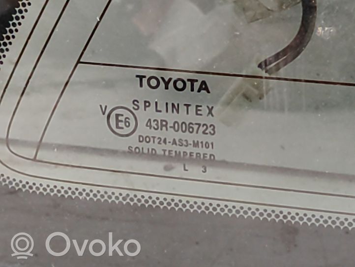 Toyota Avensis T250 Rear side window/glass 43R006723