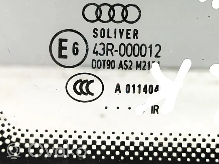 Audi A6 S6 C6 4F Fenêtre latérale avant / vitre triangulaire 43R000012