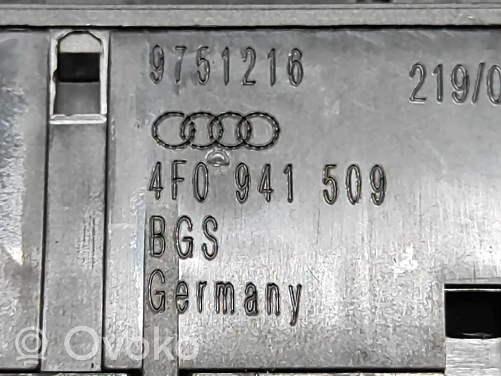 Audi A6 S6 C6 4F Hätävilkkujen kytkin 4F0927134