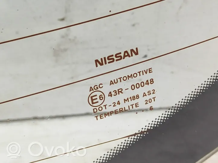 Nissan Qashqai Aizmugurējais stikls 43R00048