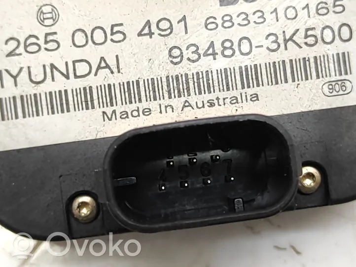 Hyundai Sonata Czujnik kąta skrętu 0265005491