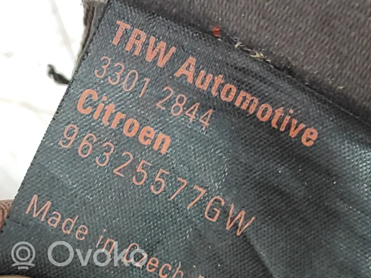 Citroen C5 Takaistuimen turvavyö 96325577GW