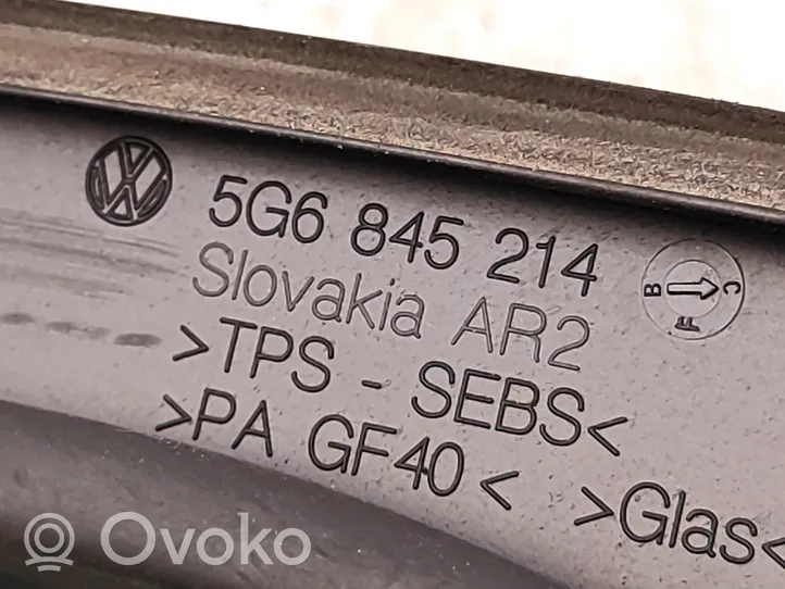 Volkswagen Golf VII Vetro del deflettore posteriore 5G6845214