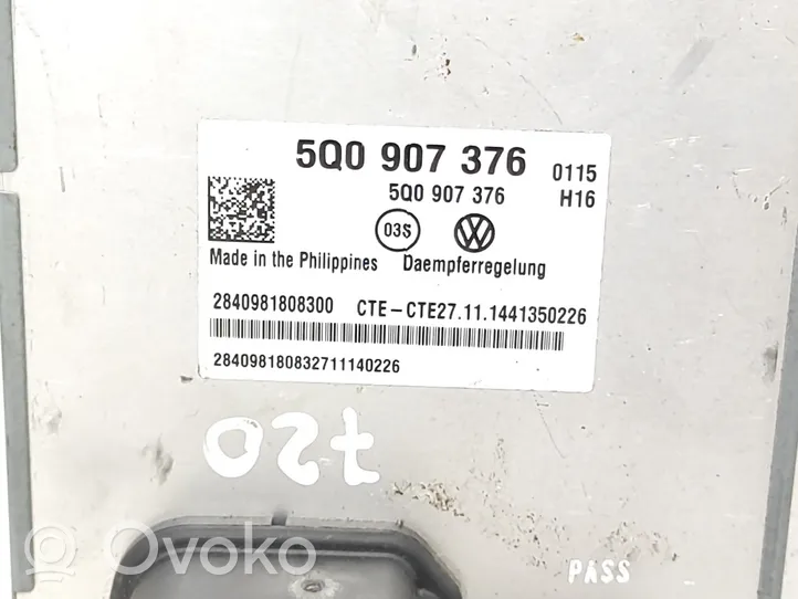 Volkswagen Golf VII Sterownik / Moduł zawieszenia pneumatycznego 5Q0907376