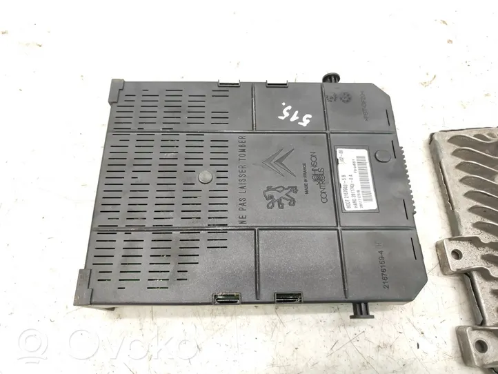 Citroen C6 Kit centralina motore ECU e serratura SW9658198080