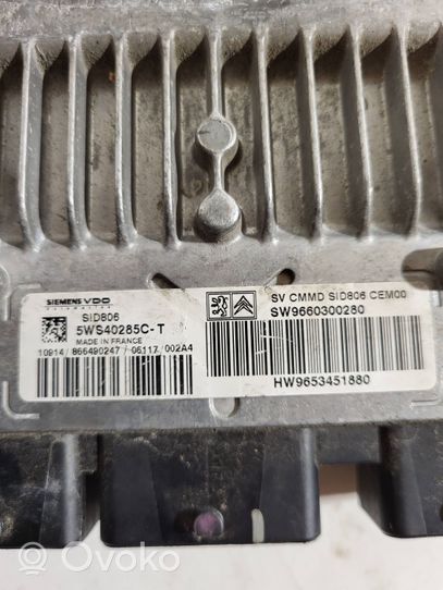 Citroen C3 Calculateur moteur ECU 9660300280