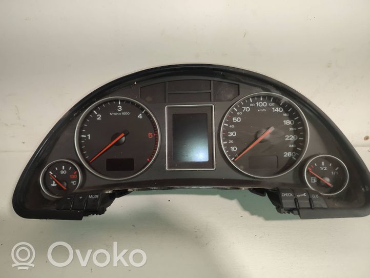 Audi A4 S4 B6 8E 8H Tachimetro (quadro strumenti) 1036901830