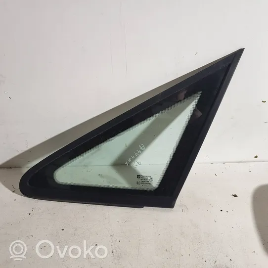 Opel Zafira A Front door vent window glass four-door 43R007022