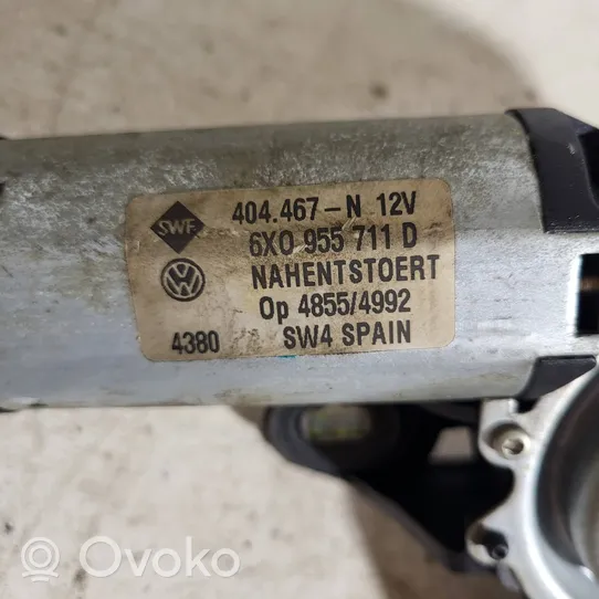 Volkswagen Polo Rear window wiper motor 6X0955711D