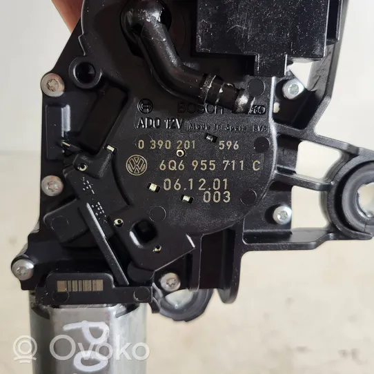 Volkswagen Polo IV 9N3 Rear window wiper motor 6Q6955711C