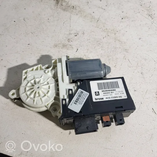 Citroen C5 Moteur de lève-vitre de porte avant 9648484980