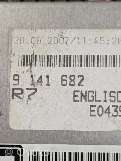 BMW 1 E81 E87 Unité principale radio / CD / DVD / GPS 9141682