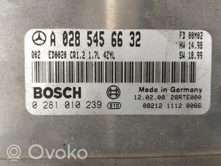 Mercedes-Benz A W168 Sterownik / Moduł ECU 