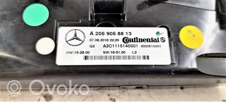 Mercedes-Benz GLC X253 C253 Centralina del climatizzatore 