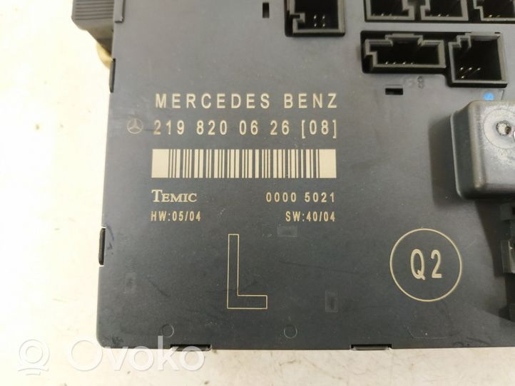 Mercedes-Benz CLS C219 Oven ohjainlaite/moduuli 