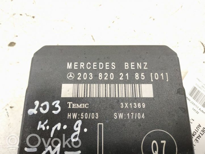 Mercedes-Benz C W203 Unité de commande module de porte 