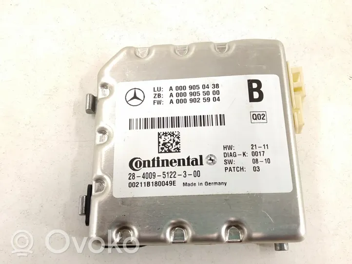 Mercedes-Benz B W246 W242 Tuulilasin tuulilasikamera 0009050438