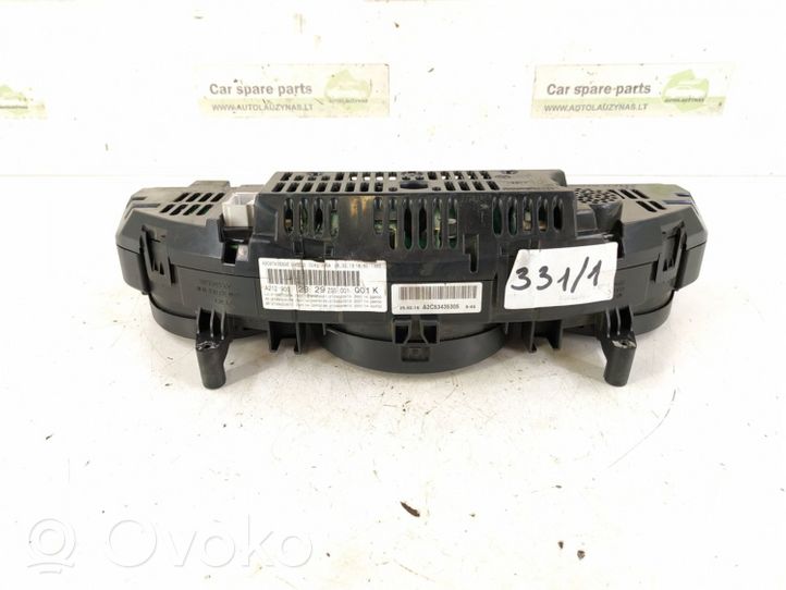 Mercedes-Benz E W212 Tachimetro (quadro strumenti) DALISID2787