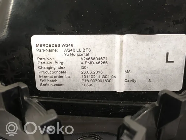 Mercedes-Benz B W246 W242 Panelės apdaila 