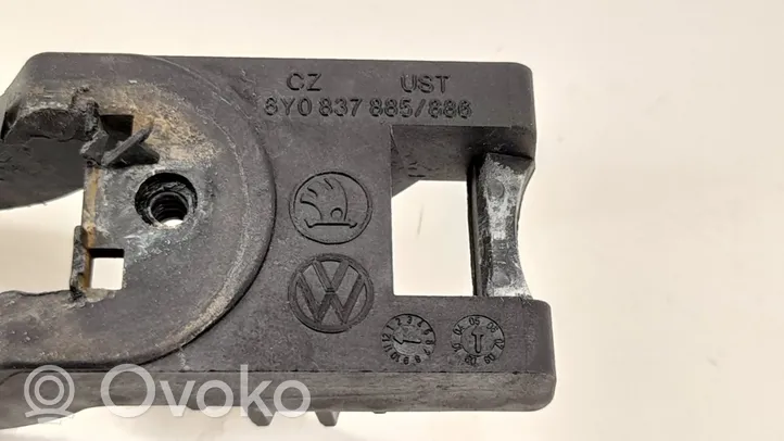 Skoda Octavia Mk2 (1Z) Klamka zewnętrzna drzwi przednich 