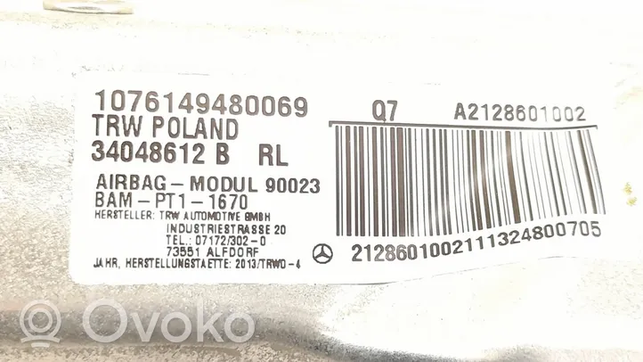 Mercedes-Benz CLS C218 X218 Poduszka powietrzna Airbag chroniąca kolana 