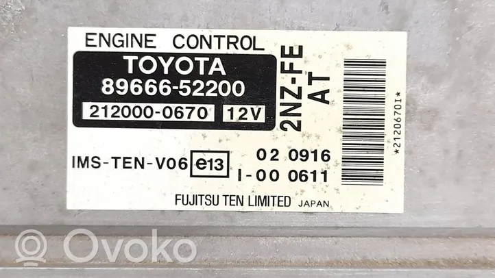 Toyota Yaris Sterownik / Moduł ECU 