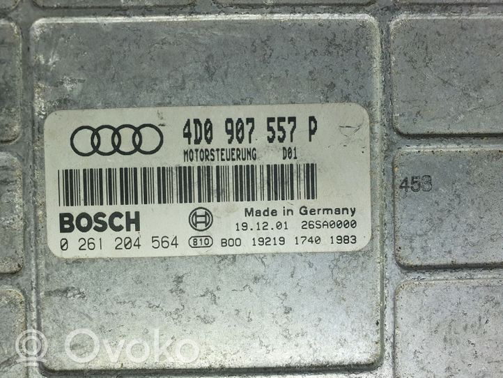 Audi A8 S8 D2 4D Calculateur moteur ECU 0261204564