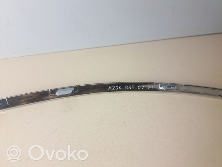 Mercedes-Benz C W204 Modanatura separatore del paraurti anteriore A2048850721