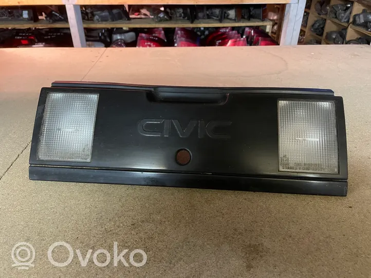 Honda Civic III Trunk door license plate light bar 0163652