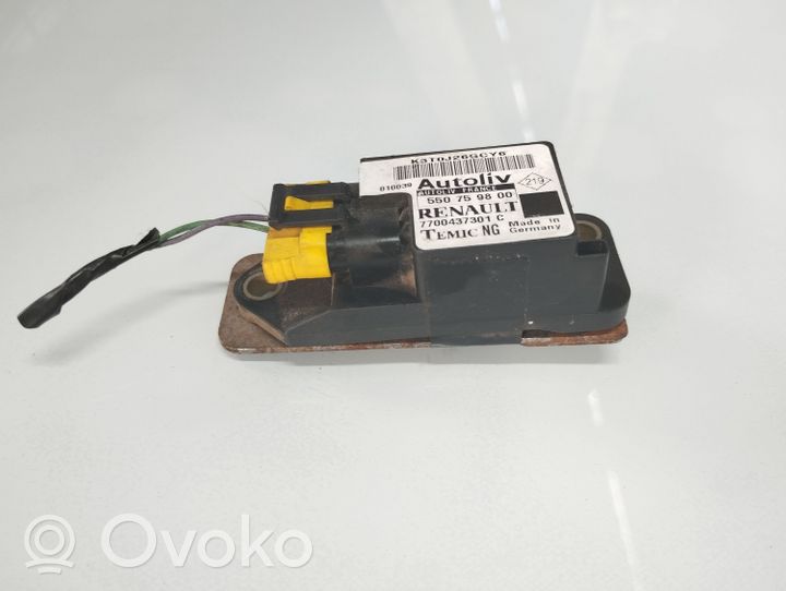 Renault Scenic I Czujnik uderzenia Airbag 550759800