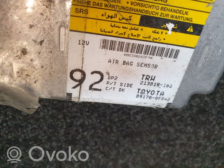 Toyota Corolla Verso E121 Centralina/modulo airbag 213819108