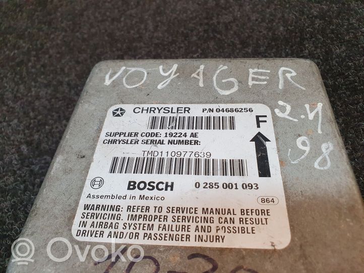 Chrysler Voyager Centralina/modulo airbag 04686256